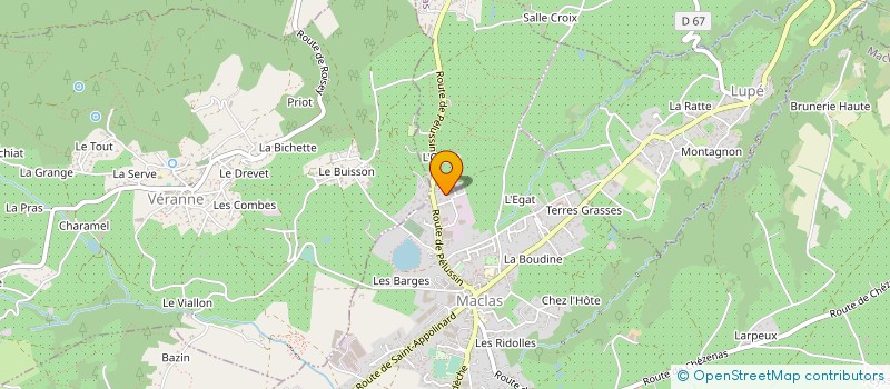 localisation de l'entreprise MONSIEUR LAURENT BORDE à MACLAS