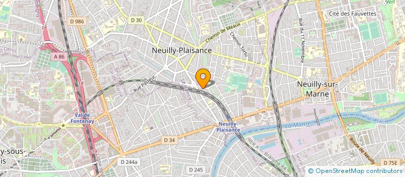 localisation de l'entreprise MONSIEUR LAURENT BORDENAVE à NEUILLY PLAISANCE