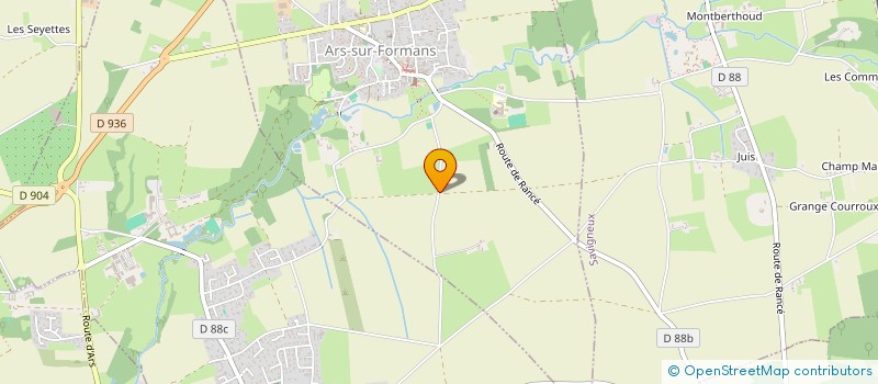 localisation de l'entreprise MONSIEUR LAURENT BORDERIE  ARS-SUR-FORMANS