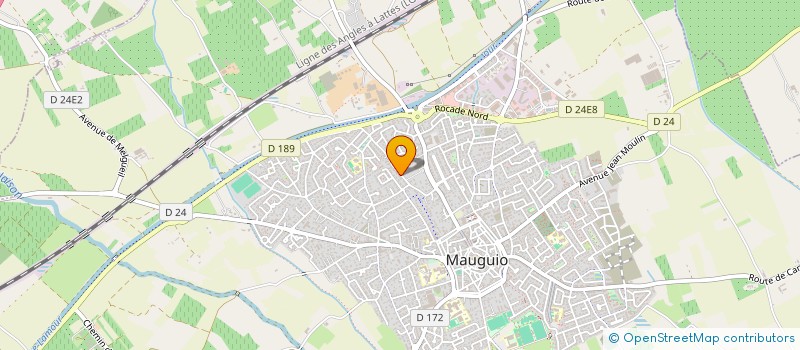 localisation de l'entreprise MONSIEUR LAURENT BORDERIE  MAUGUIO