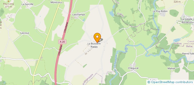 localisation de l'entreprise MONSIEUR LAURENT BORDEY à SAINT-AMAND-MAGNAZEIX