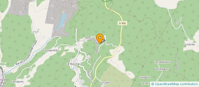 localisation de l'entreprise MONSIEUR LAURENT BORNANCIN  SAINT-JULIEN-LES-ROSIERS