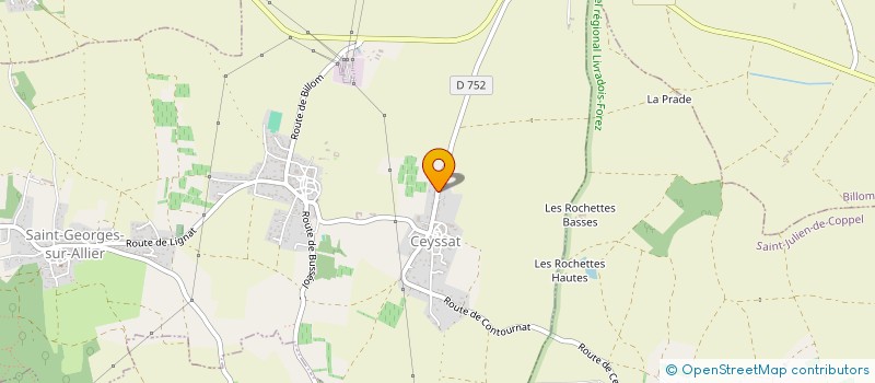 localisation de l'entreprise MONSIEUR LAURENT BORY  SAINT-GEORGES-SUR-ALLIER