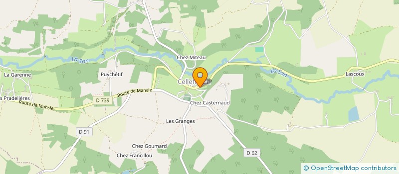 localisation de l'entreprise MONSIEUR LAURENT BOSC à CELLEFROUIN