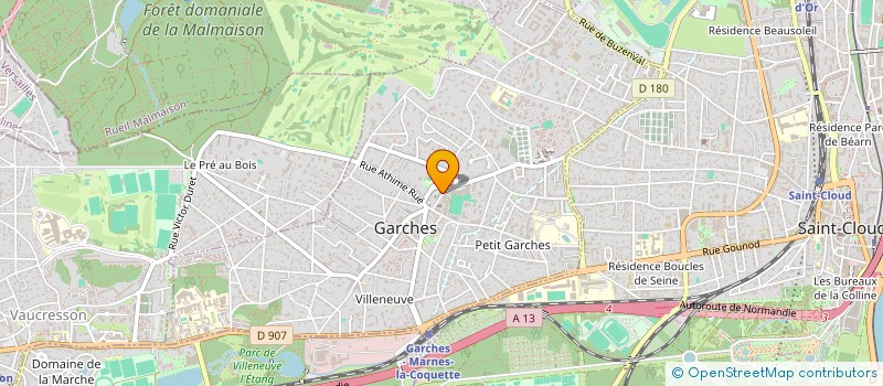 localisation de l'entreprise MONSIEUR LAURENT BOSSADIA à GARCHES