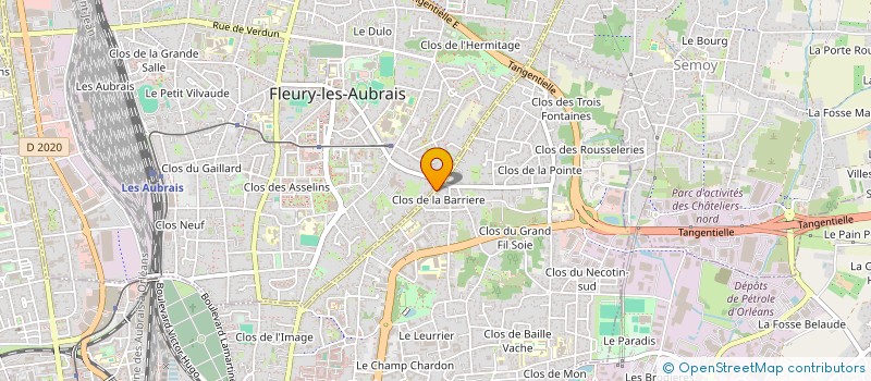 localisation de l'entreprise MONSIEUR LAURENT BOSSARD à FLEURY-LES-AUBRAIS