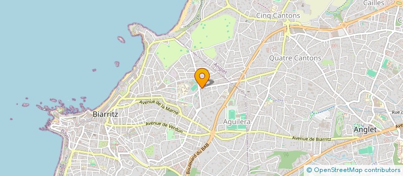localisation de l'entreprise MONSIEUR LAURENT BOST à BIARRITZ