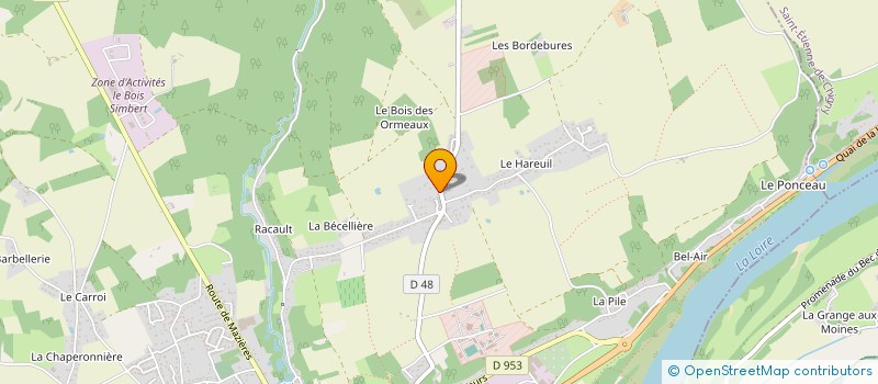 localisation de l'entreprise MONSIEUR LAURENT BOUARD à CINQ-MARS-LA-PILE