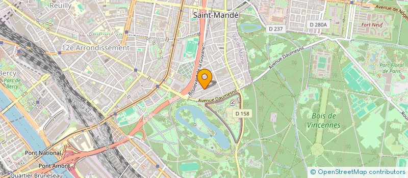 localisation de l'entreprise MONSIEUR LAURENT BOUCHAND à SAINT-MANDE