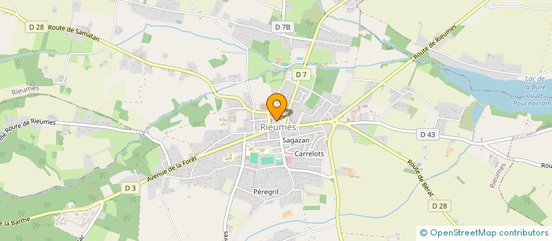 localisation de l'entreprise MONSIEUR LAURENT BOUCHARD  RIEUMES