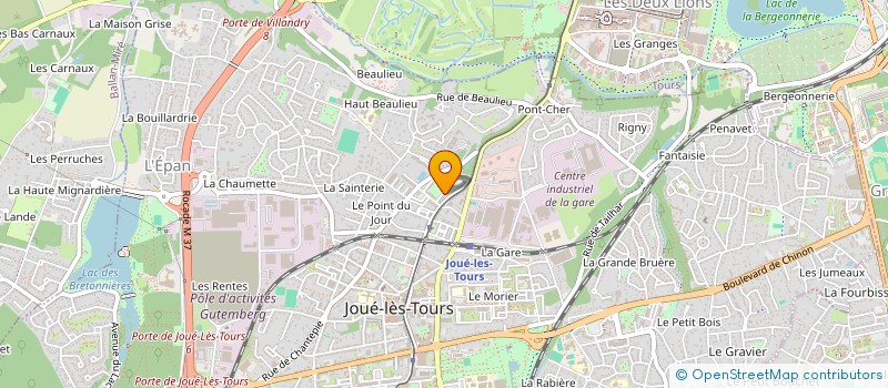 localisation de l'entreprise MONSIEUR LAURENT BOUCHARIN  JOUE-LES-TOURS