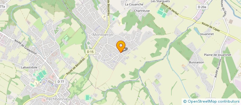 localisation de l'entreprise MONSIEUR LAURENT BOUCHE  MONTBERON