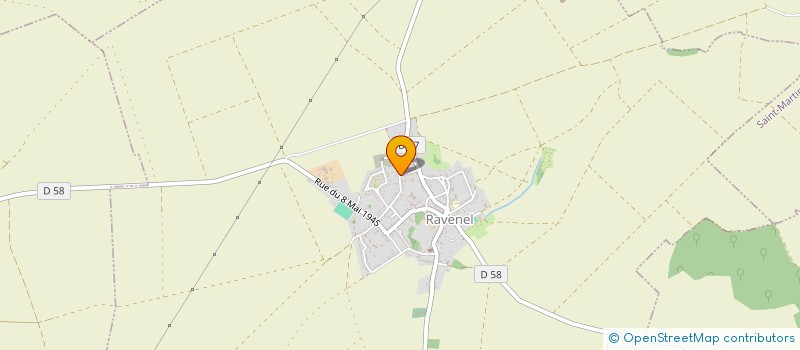 localisation de l'entreprise MONSIEUR LAURENT BOUCHER  RAVENEL
