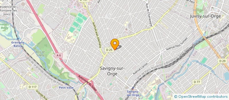 localisation de l'entreprise MONSIEUR LAURENT BOUCHERON à SAVIGNY-SUR-ORGE