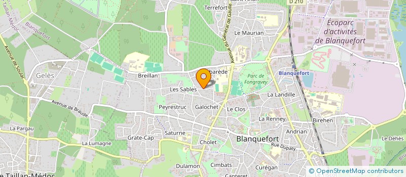localisation de l'entreprise MONSIEUR LAURENT BOUCHET à BLANQUEFORT