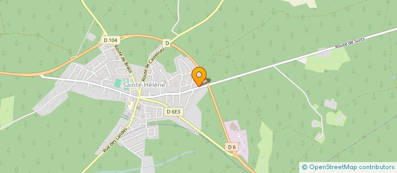 localisation de l'entreprise MONSIEUR LAURENT BOUCHOULLE  SAINTE-HELENE