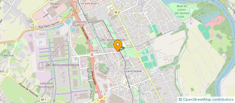 localisation de l'entreprise MONSIEUR LAURENT BOUDES  BLAGNAC