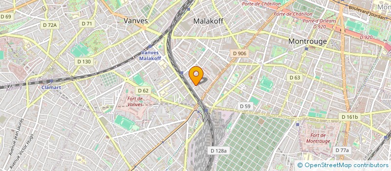 localisation de l'entreprise MONSIEUR LAURENT BOUDON  MALAKOFF