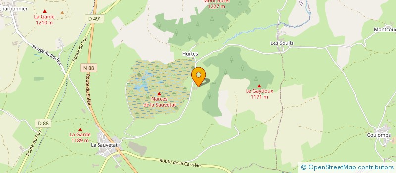 localisation de l'entreprise MONSIEUR LAURENT BOUDOUL  SAINT-HAON