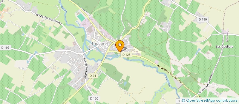 localisation de l'entreprise MONSIEUR LAURENT BOUE  BELLEVIGNE-EN-LAYON