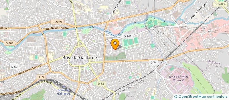 localisation de l'entreprise MONSIEUR LAURENT BOUET à BRIVE-LA-GAILLARDE