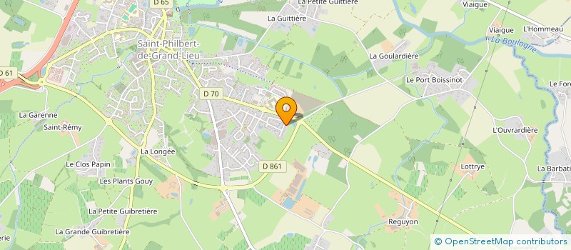 localisation de l'entreprise MONSIEUR LAURENT BOUF  SAINT-PHILBERT-DE-GRAND-LIEU