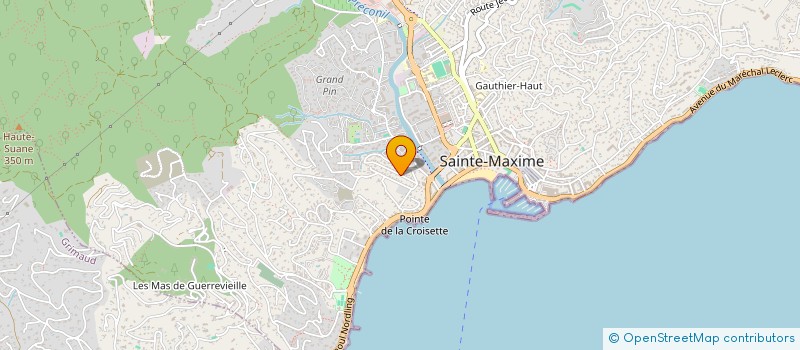 localisation de l'entreprise MONSIEUR LAURENT BOUGY à SAINTE-MAXIME
