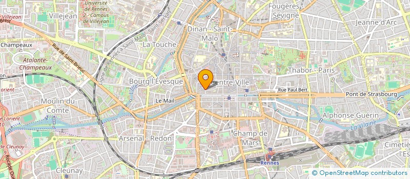 localisation de l'entreprise MONSIEUR LAURENT BOUILLAUD  RENNES