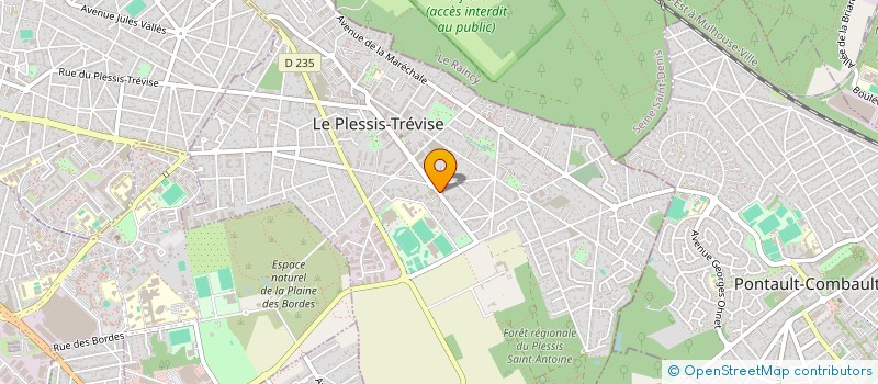 localisation de l'entreprise MONSIEUR LAURENT BOUIN à LE PLESSIS-TREVISE