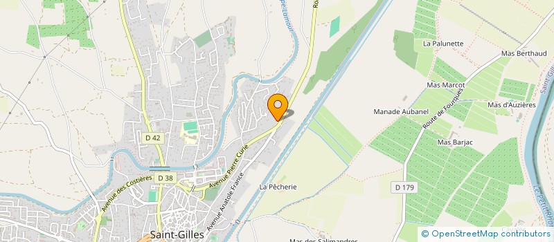 localisation de l'entreprise MONSIEUR LAURENT BOULAIRE  SAINT-GILLES