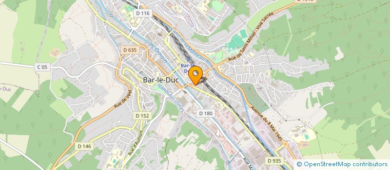 localisation de l'entreprise MONSIEUR LAURENT BOULANGER à BAR-LE-DUC