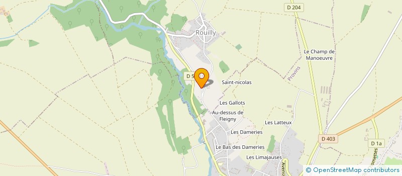 localisation de l'entreprise MONSIEUR LAURENT BOULANGER à ROUILLY