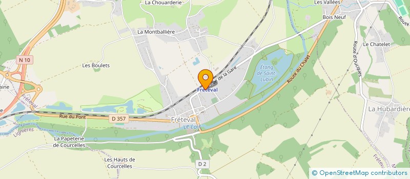 localisation de l'entreprise MONSIEUR LAURENT BOULET  FRETEVAL