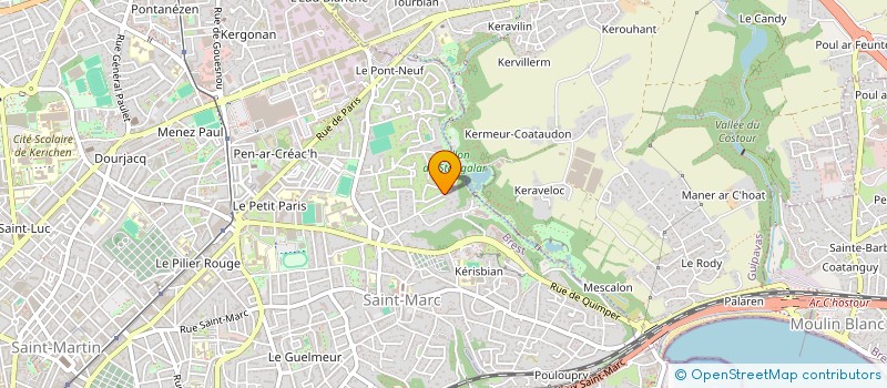 localisation de l'entreprise MONSIEUR LAURENT BOULIN à BREST