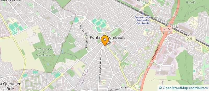 localisation de l'entreprise MONSIEUR LAURENT BOUMENDIL à PONTAULT-COMBAULT