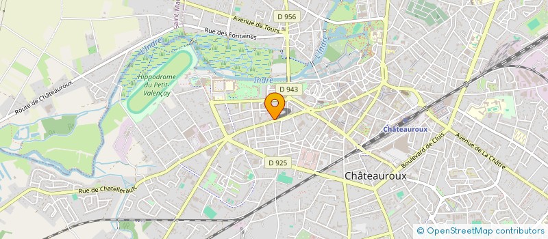 localisation de l'entreprise MONSIEUR LAURENT BOURASSEAU à CHATEAUROUX