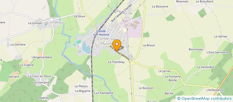localisation de l'entreprise MONSIEUR LAURENT BOURCIER à SABLONS-SUR-HUISNE