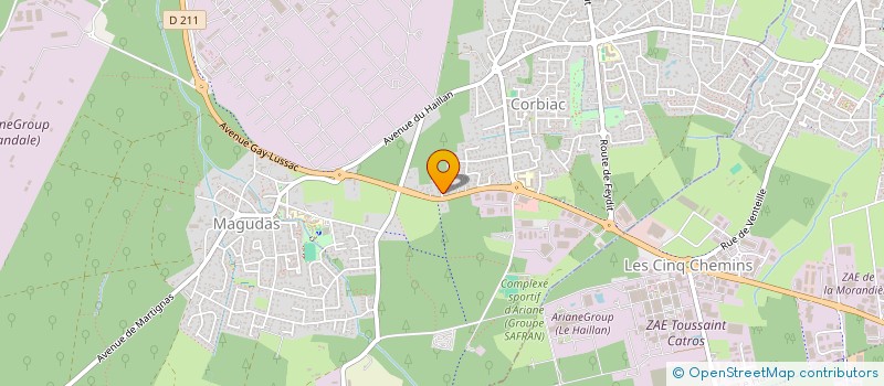 localisation de l'entreprise MONSIEUR LAURENT BOURDALLE-LARTILLAIRE  SAINT-MEDARD-EN-JALLES