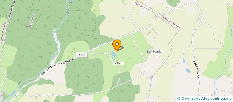 localisation de l'entreprise MONSIEUR LAURENT BOURDEAU  NOYANT-VILLAGES