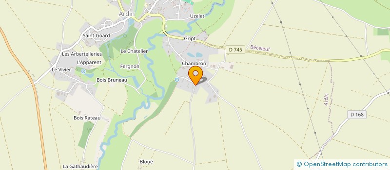 localisation de l'entreprise MONSIEUR LAURENT BOURDEAU à ARDIN