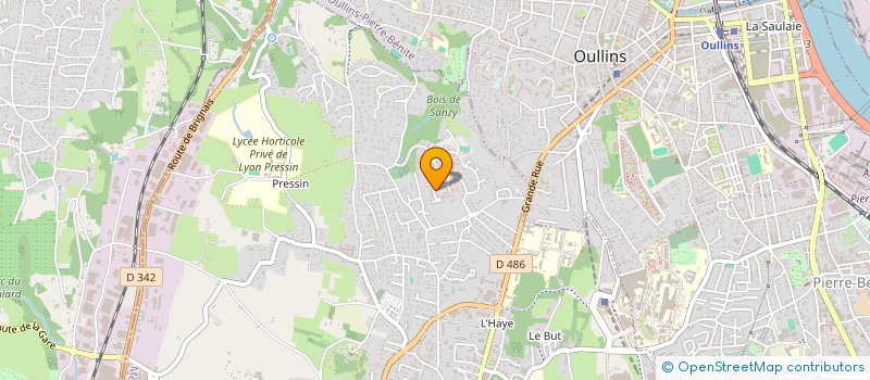 localisation de l'entreprise MONSIEUR LAURENT BOURGIN  SAINT-GENIS-LAVAL