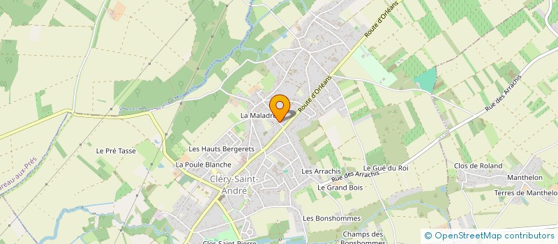 localisation de l'entreprise MONSIEUR LAURENT BOURGOIN à CLERY-SAINT-ANDRE