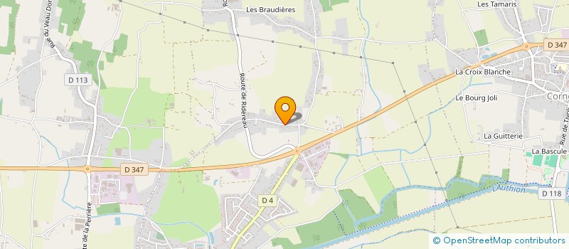 localisation de l'entreprise MONSIEUR LAURENT BOURGOUIN à LOIRE-AUTHION