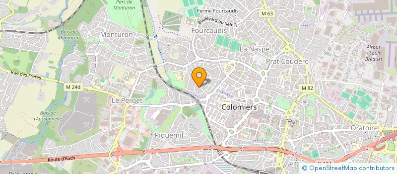 localisation de l'entreprise MONSIEUR LAURENT BOURGUE à COLOMIERS