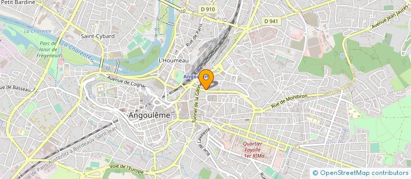 localisation de l'entreprise MONSIEUR LAURENT BOURLAUD à ANGOULEME