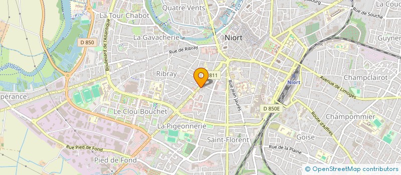 localisation de l'entreprise MONSIEUR LAURENT BOURREAU à NIORT