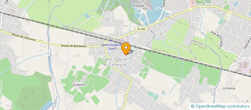 localisation de l'entreprise MONSIEUR LAURENT BOUSSENOT  SAINT-SULPICE-ET-CAMEYRAC
