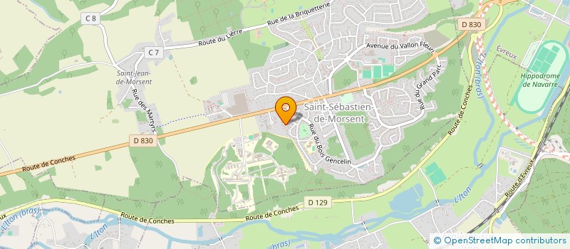 localisation de l'entreprise MONSIEUR LAURENT BOUTARD  SAINT-SEBASTIEN-DE-MORSENT