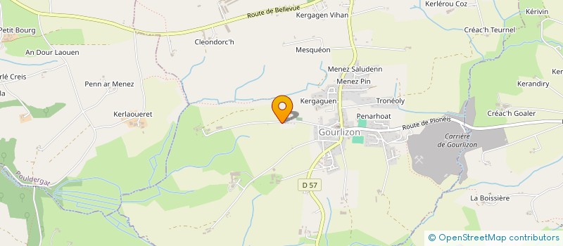 localisation de l'entreprise MONSIEUR LAURENT BOUTET  GOURLIZON