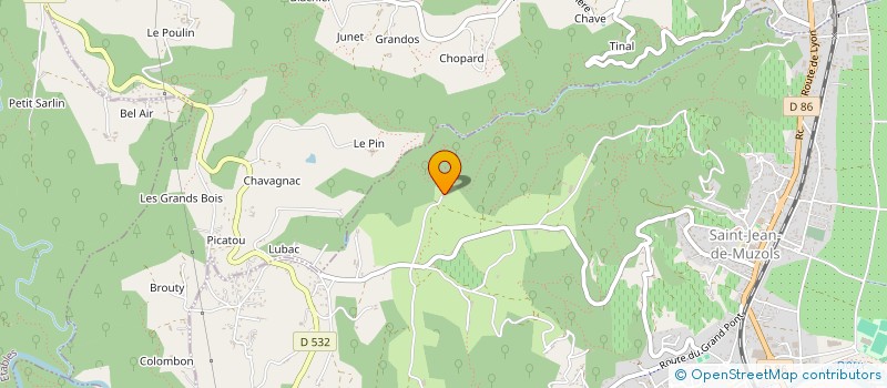 localisation de l'entreprise MONSIEUR LAURENT BOUVET  SAINT-JEAN-DE-MUZOLS